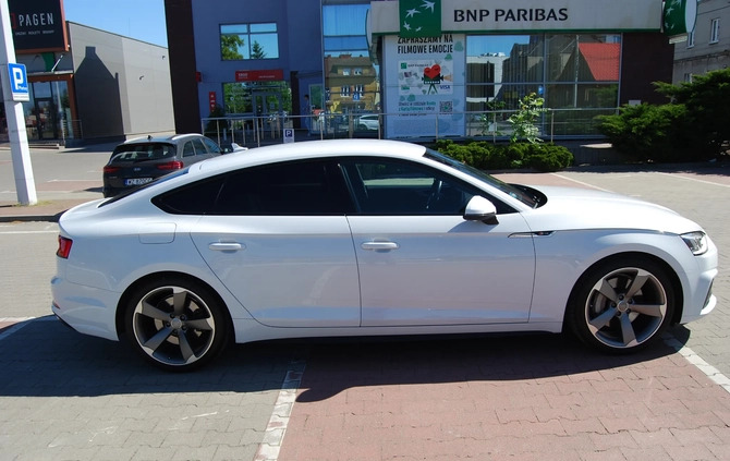 Audi A5 cena 145000 przebieg: 46477, rok produkcji 2017 z Mielec małe 79